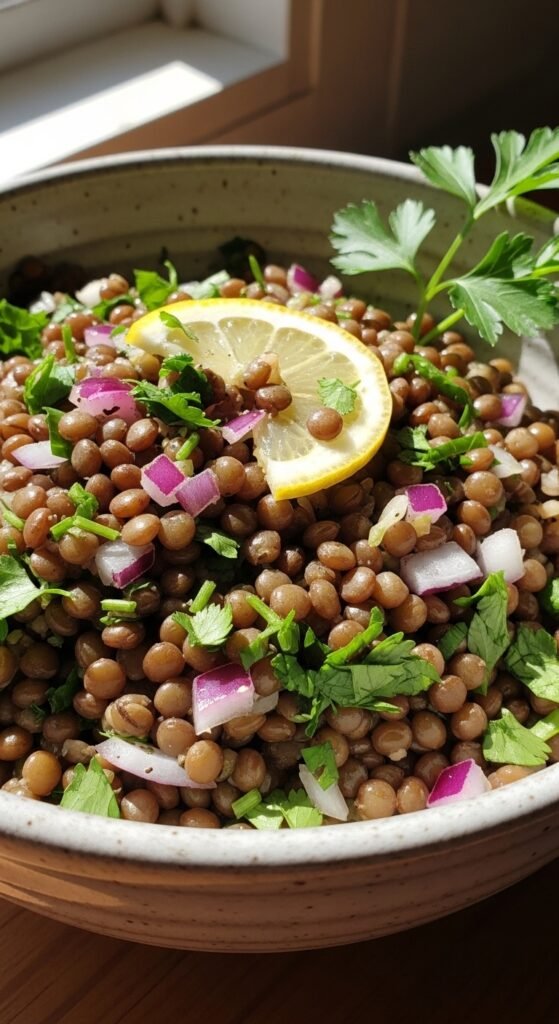 Lentil Salad with Herbs