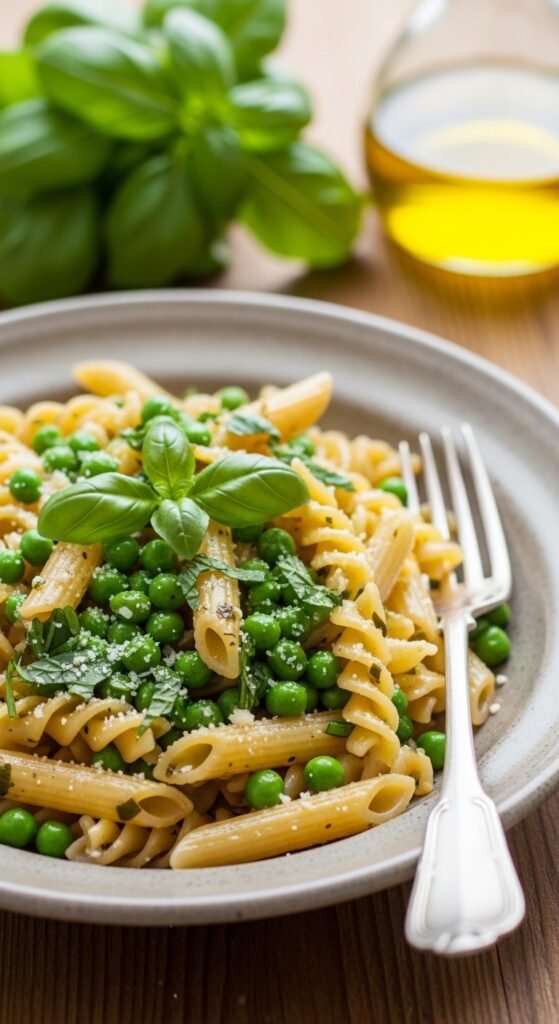 Pasta with Peas and Herbs