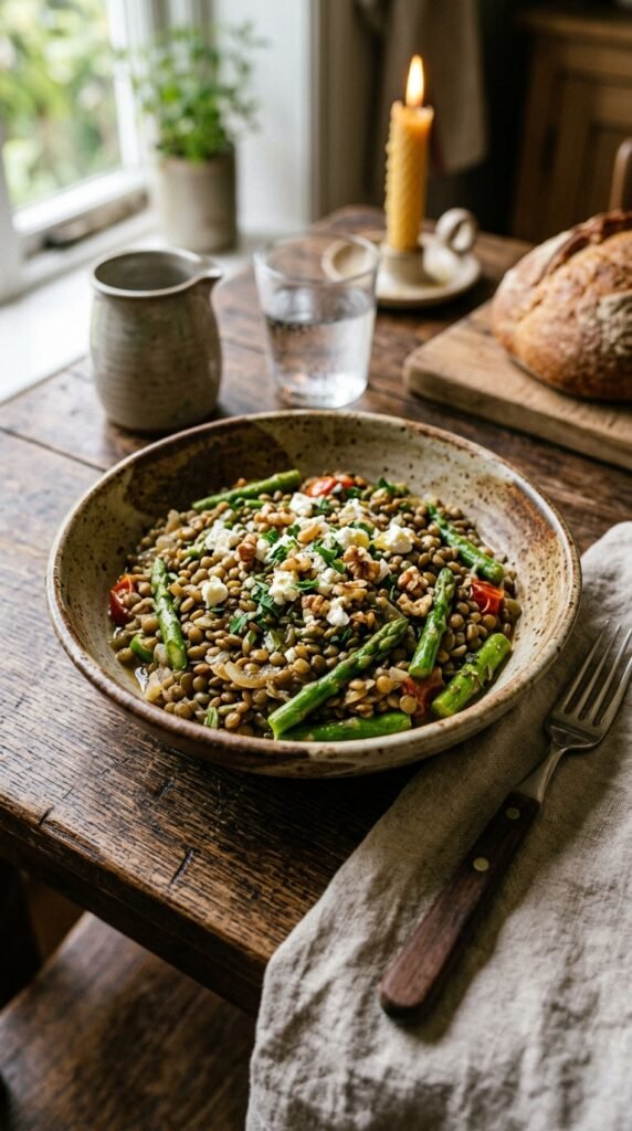 Asparagus Lentil Mix