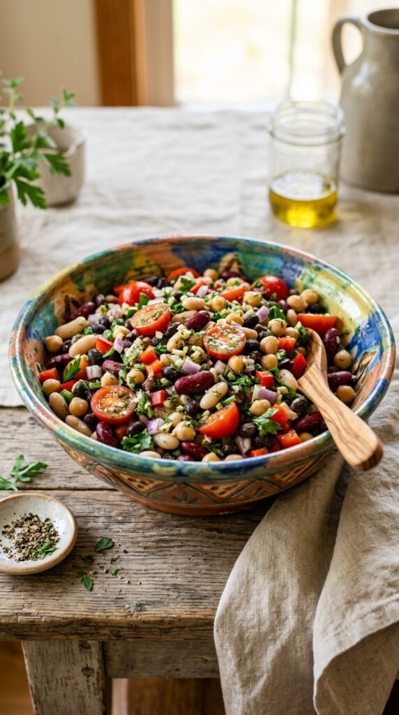 Garlic Bean Salad