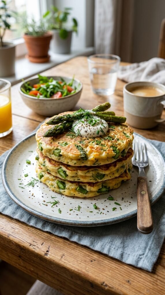 Asparagus Pancakes