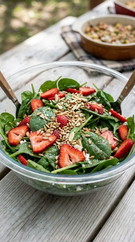 Strawberry Spinach Salad