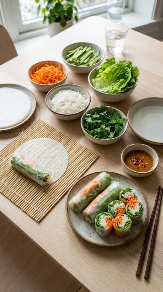 Veggie-Packed Spring Rolls