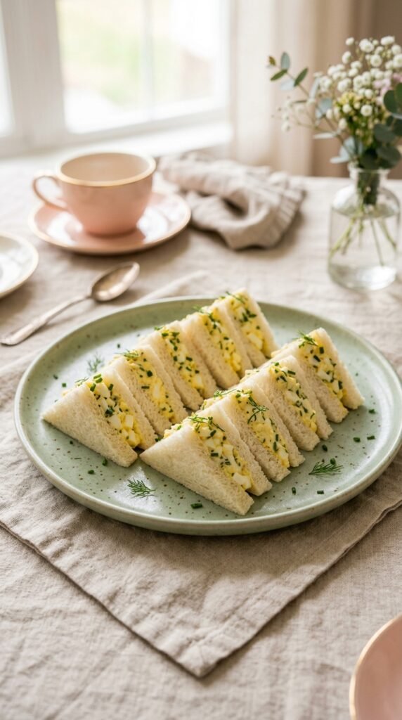 Mini Egg Salad Sandwiches